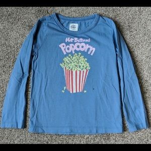 Mini Boden Girls Popcorn Shirt 9-10